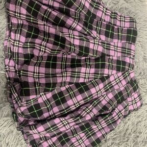mini plaid skirt